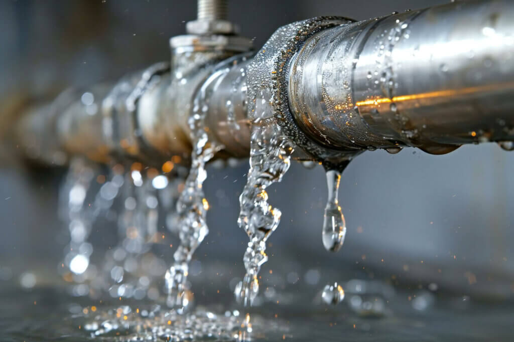 Leaky pipes which occur from old pipes, galvanized and polybutylene, which should be replaced in Tucson homes.